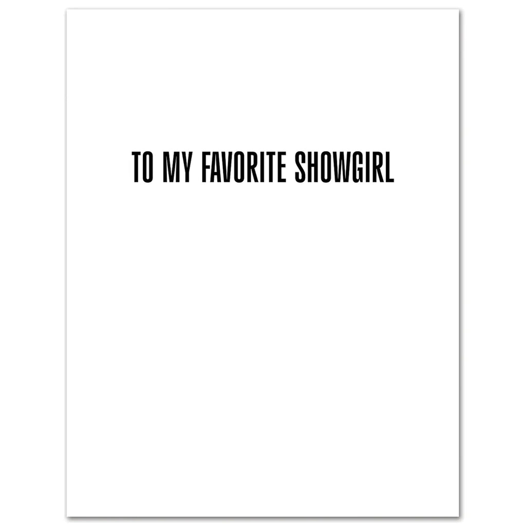 TS Showgirl Era Birthday Card