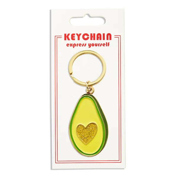 Keychain - Avocado Heart