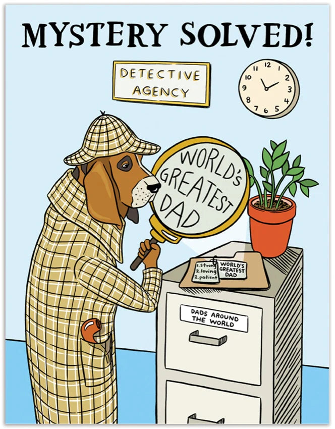 Dad Mystery Solved Father's Day Card