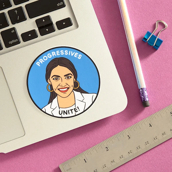 Die Cut Sticker - Alexandria Ocasio-Cortez
