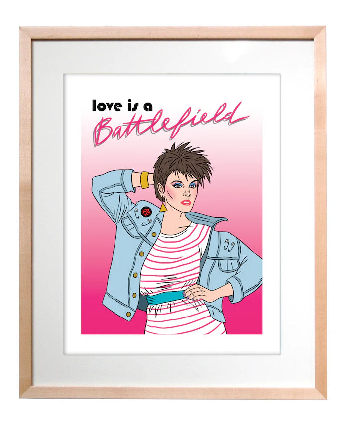 Art Print - Love is a Battlefield