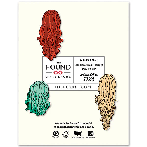 Time to Wig Out Birthday Card