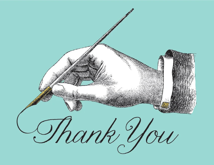 Vintage Hand Thank You