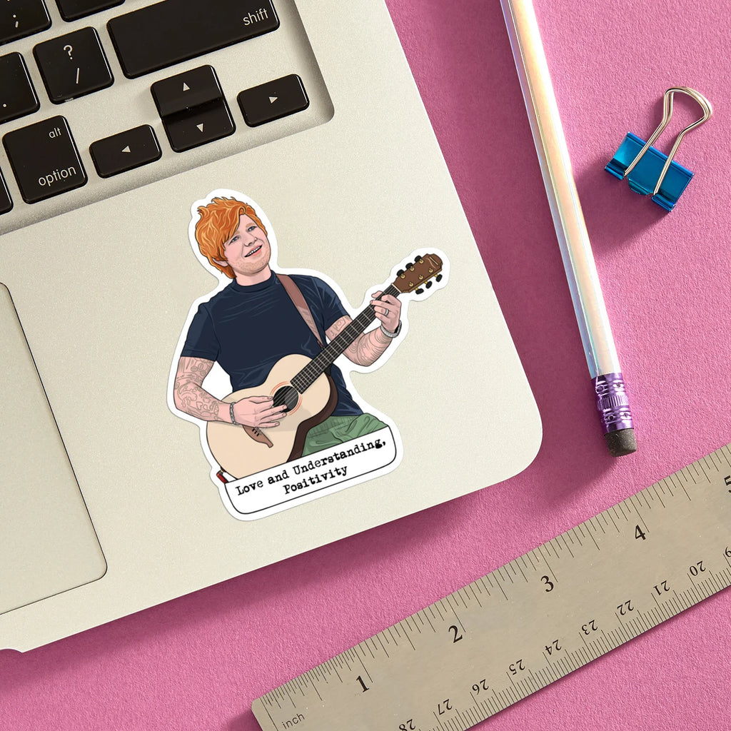 Die Cut Sticker - Ed Sheeran Love and Understanding