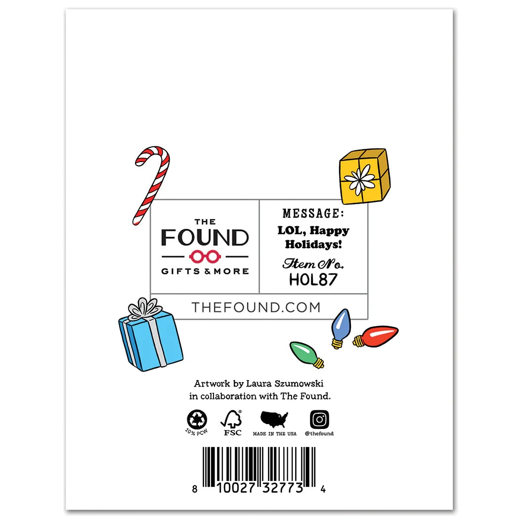 Cats Because the Holidays Suck Christmas Card