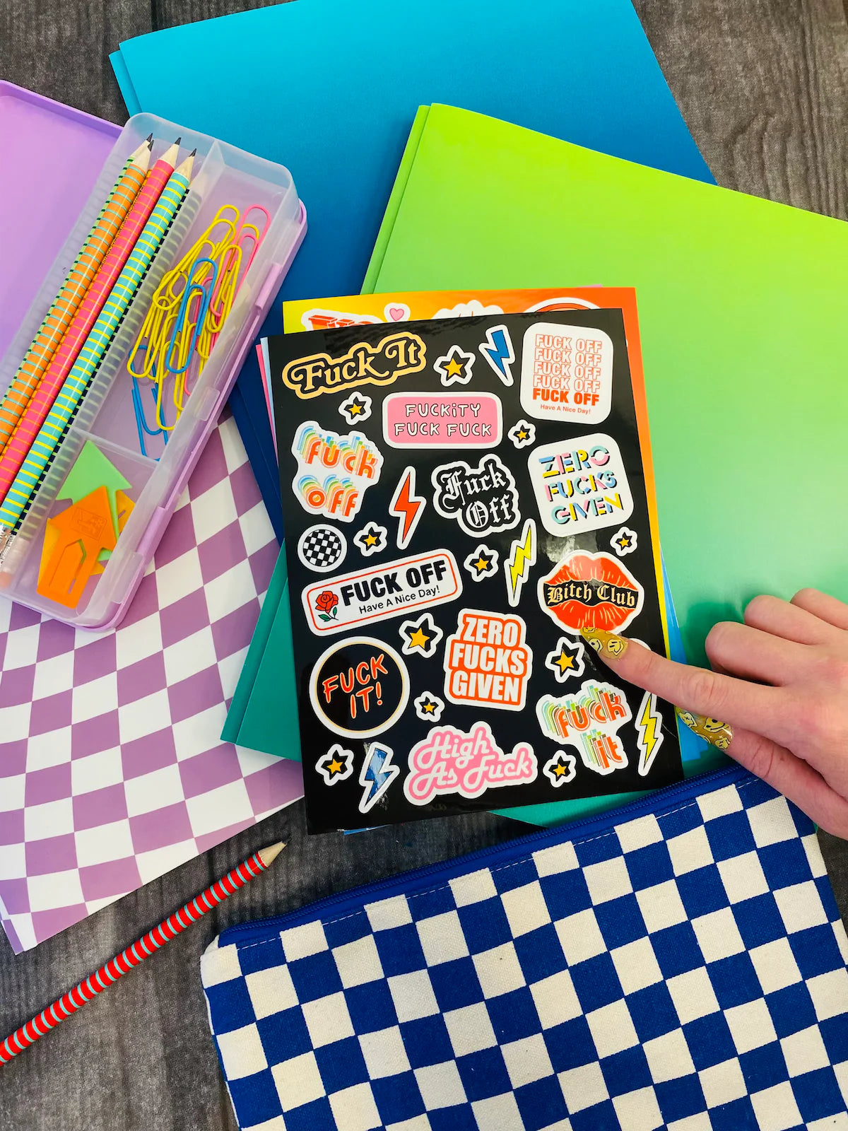 Sticker Sheet - Fuck It!