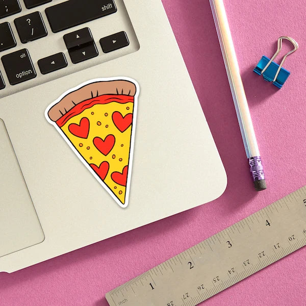 Die Cut Sticker - Pizza Hearts