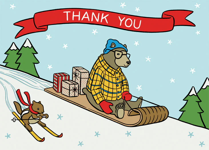 Holiday Toboggan Thanks