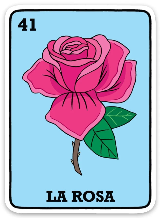 Die Cut Sticker - La Rosa