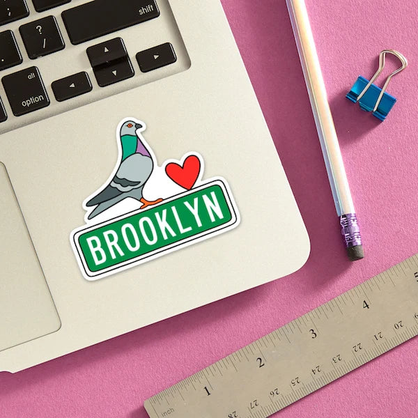Die Cut Sticker - Brooklyn Pigeon