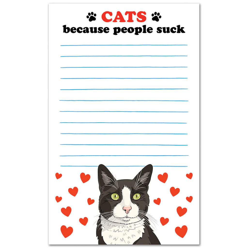 Notepad: Cats Because People Suck
