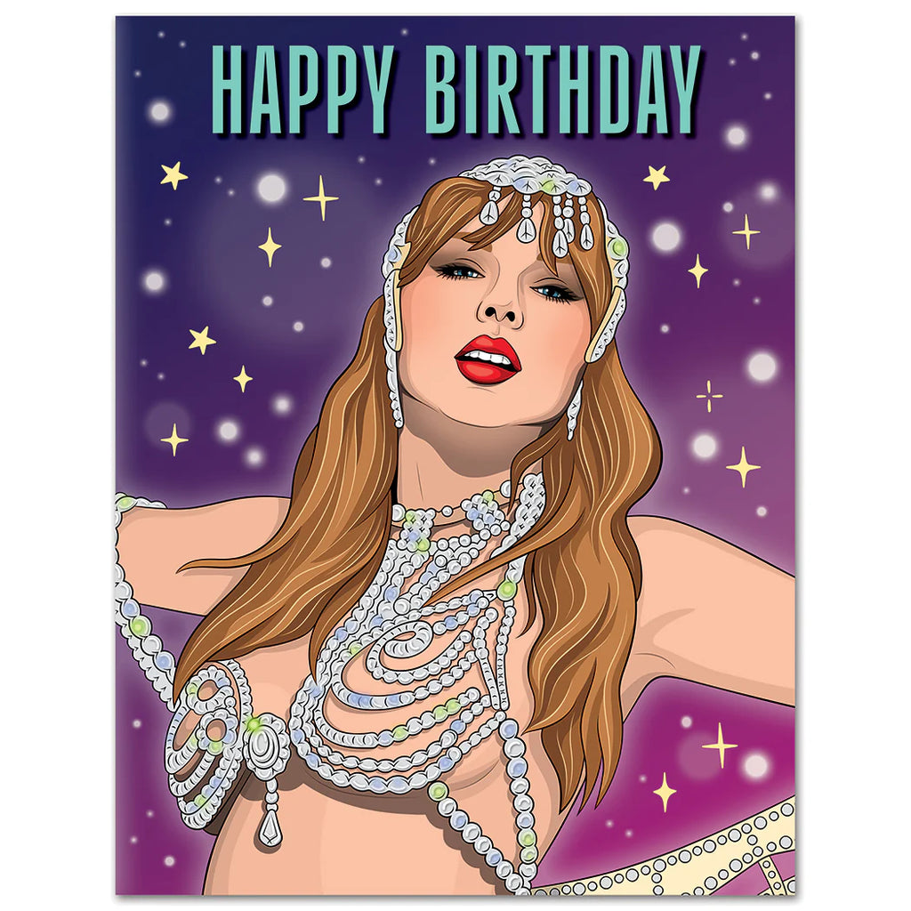 TS Showgirl Era Birthday Card