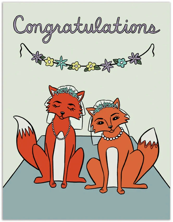 Wedding Foxes