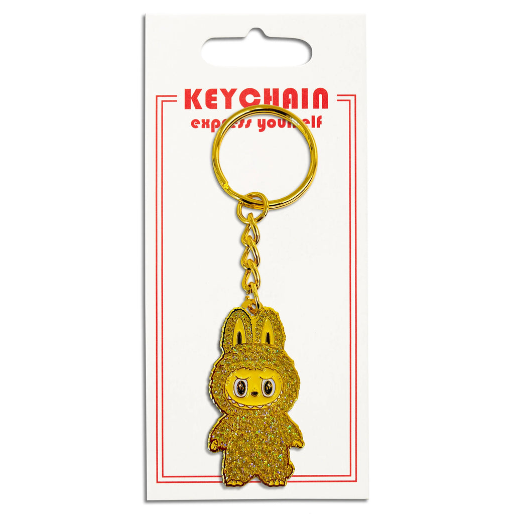Keychain - Labubu Toffee (w/ Glitter)
