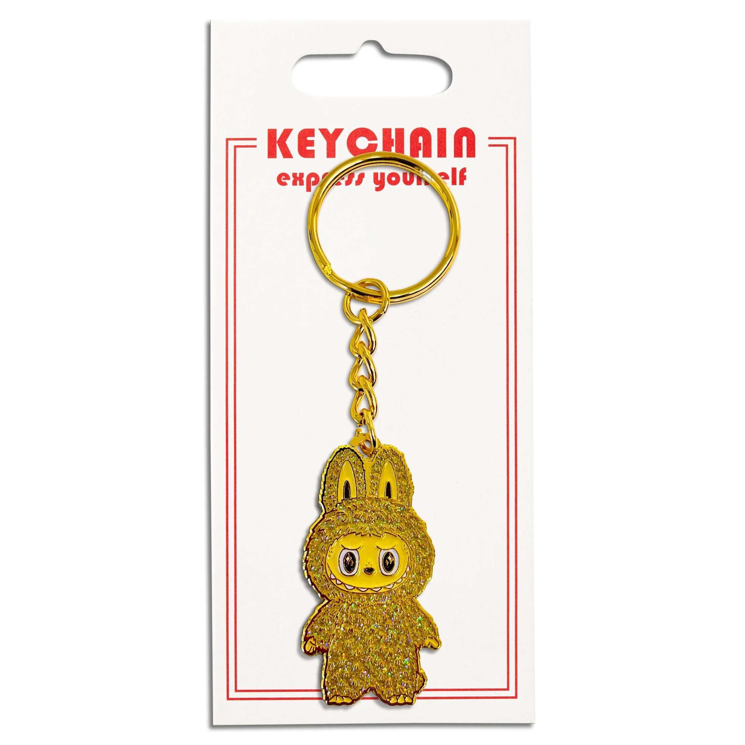 Keychain - Labubu Toffee (w/ Glitter)