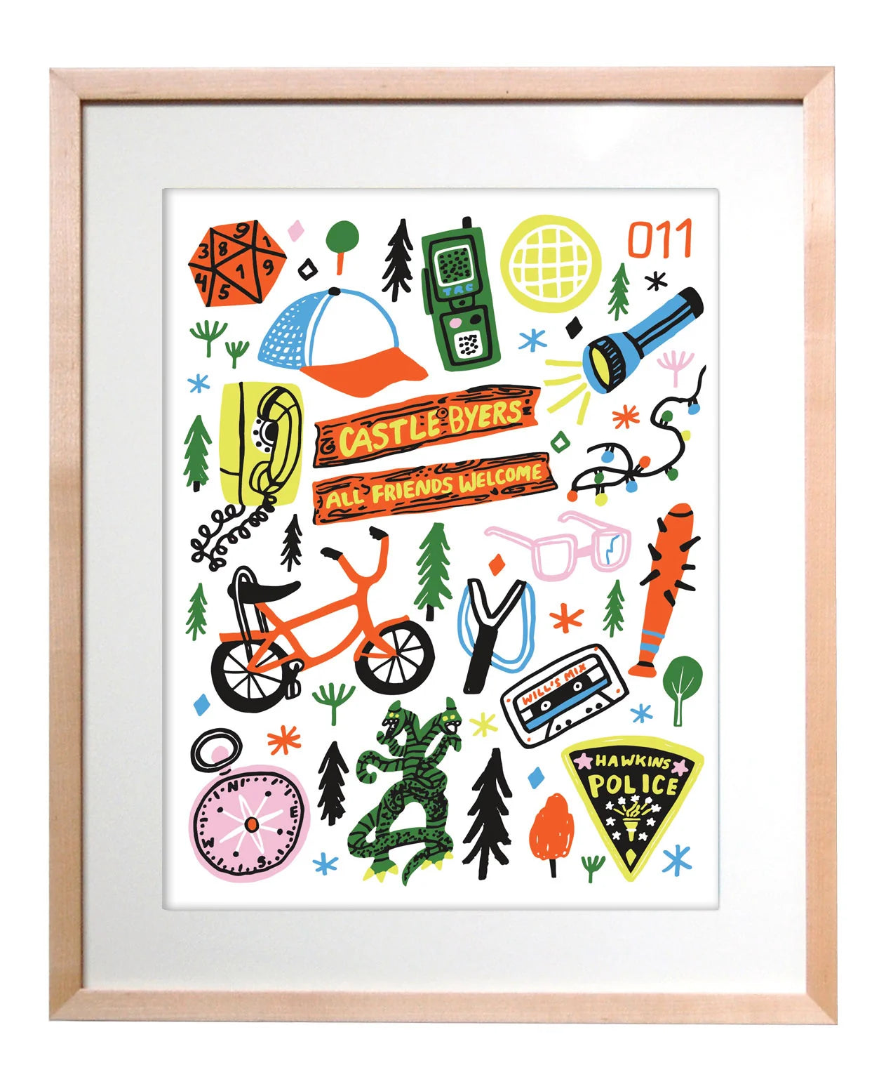 Art Print - Stranger Things Icons