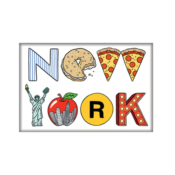 Magnet - NY Icons Lettering