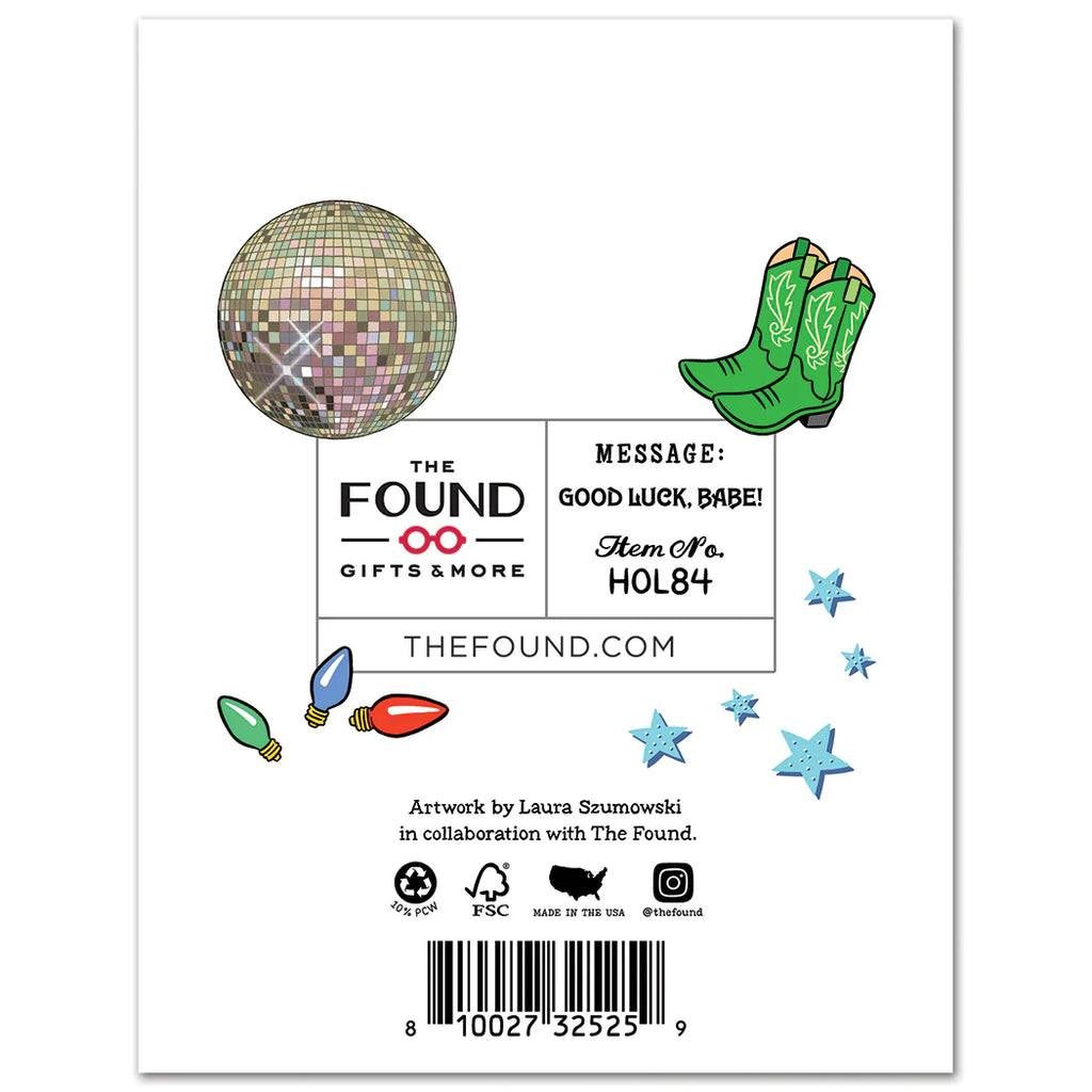 Chappell Happy Holidays Good Luck Card