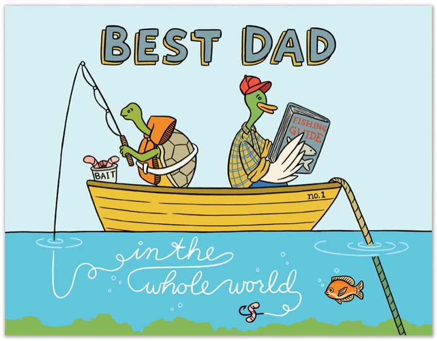 Best Dad Fishing Father's Day Card