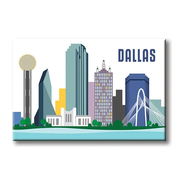 Magnet - Dallas Texas Skyline