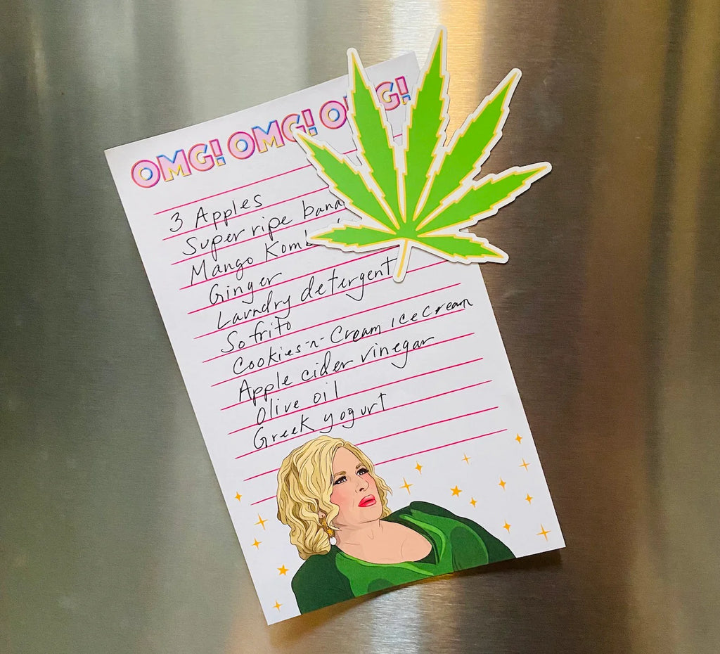 Die Cut Magnet - Pot Leaf