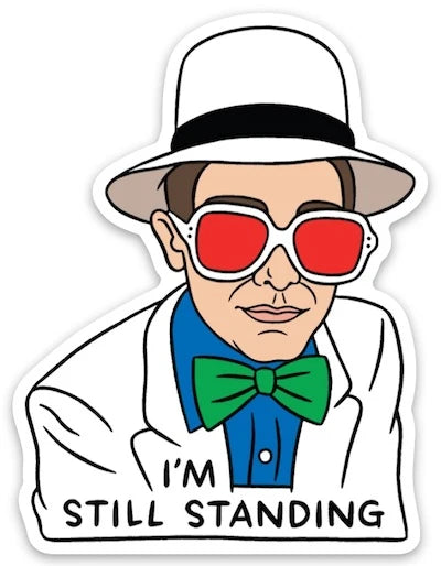 Die Cut Sticker - Elton John