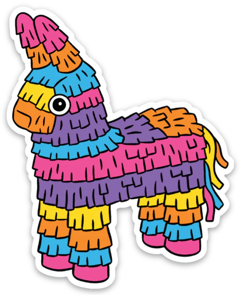 Die Cut Magnet - Piñata