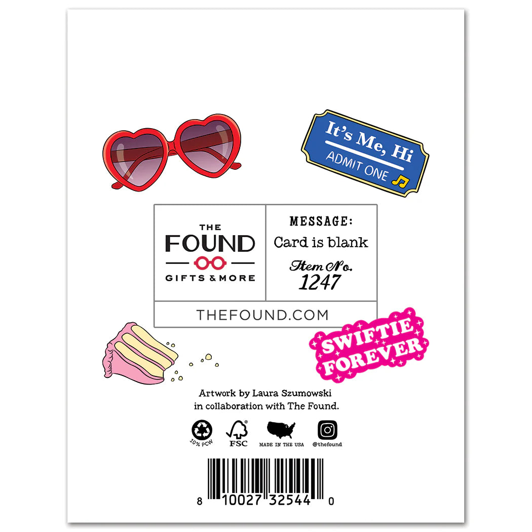 TS Friendship Bracelets Birthday Card