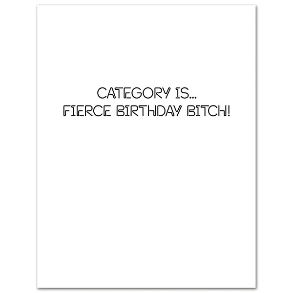 Unique That's What You Are Birthday Card