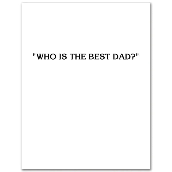 Jeopardy Who is The Best Dad? Father's Day Card