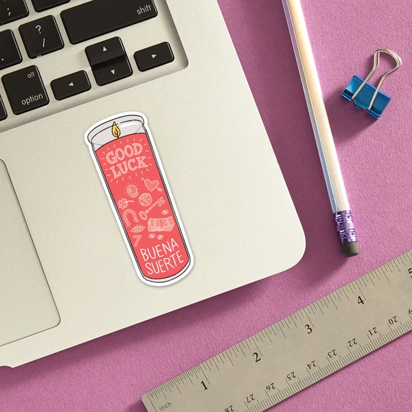 Die Cut Sticker - Good Luck Candle