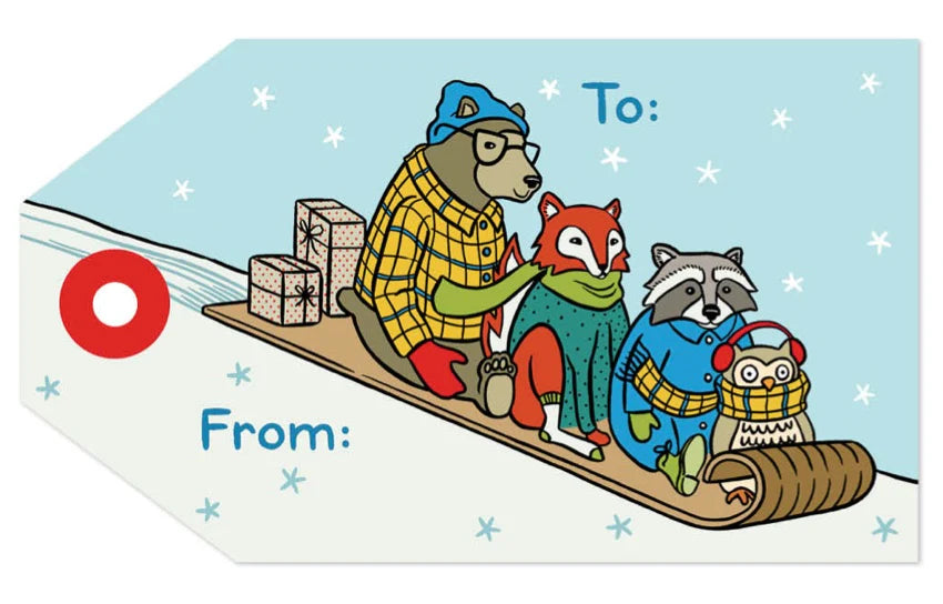 Tag - Animal Sleigh (8/pk)