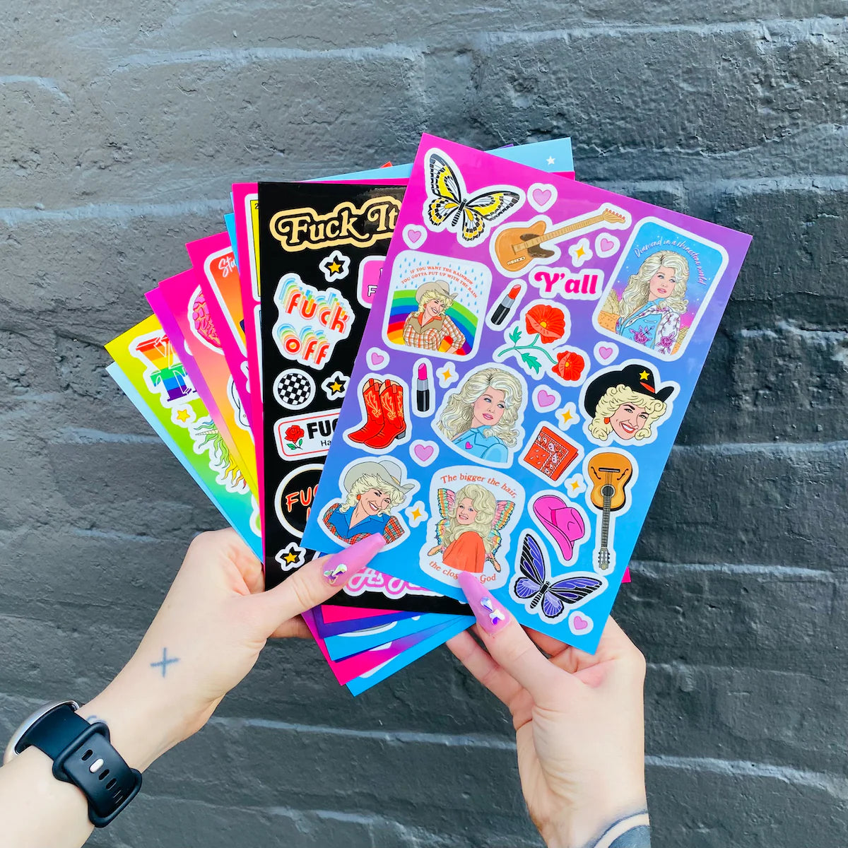 Sticker Sheet - Cowgirl Dolly