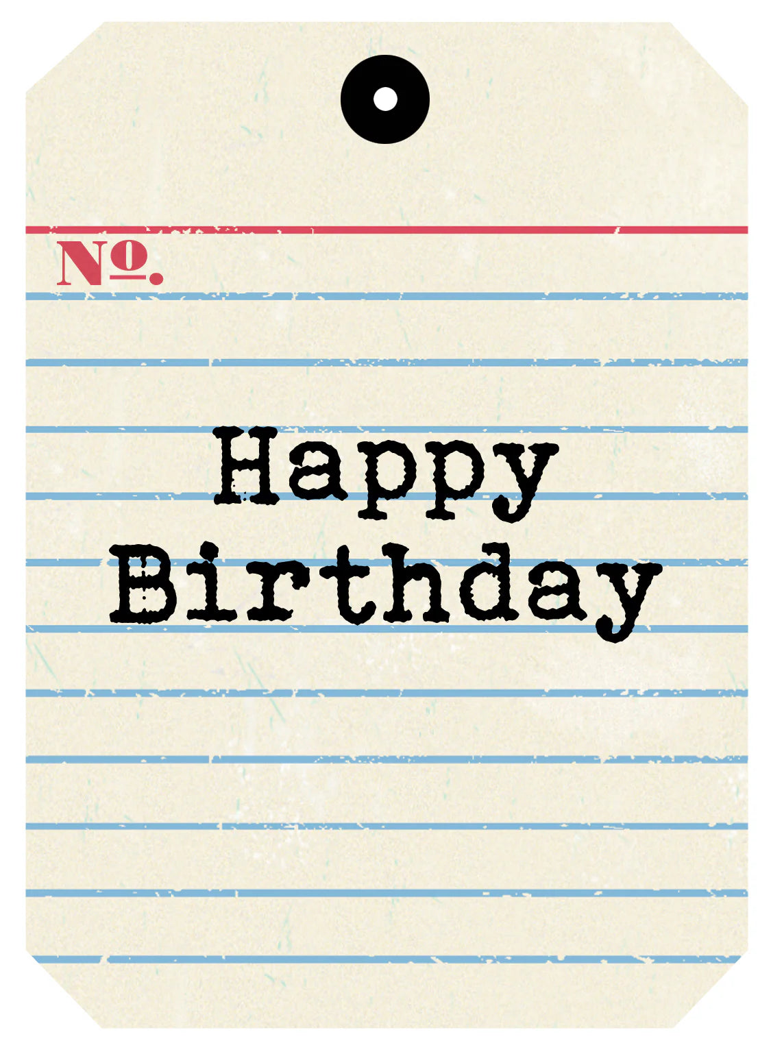 Large Tag - Index HB (8/pk)