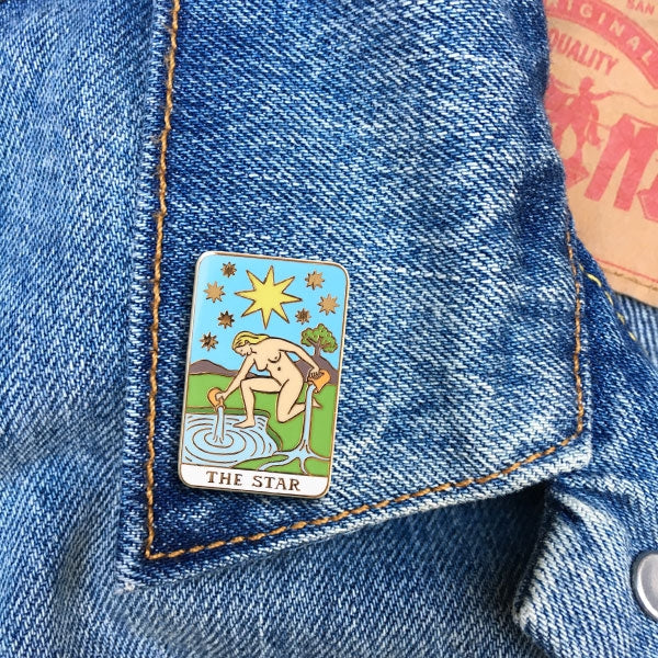 Pin - Star Tarot Card