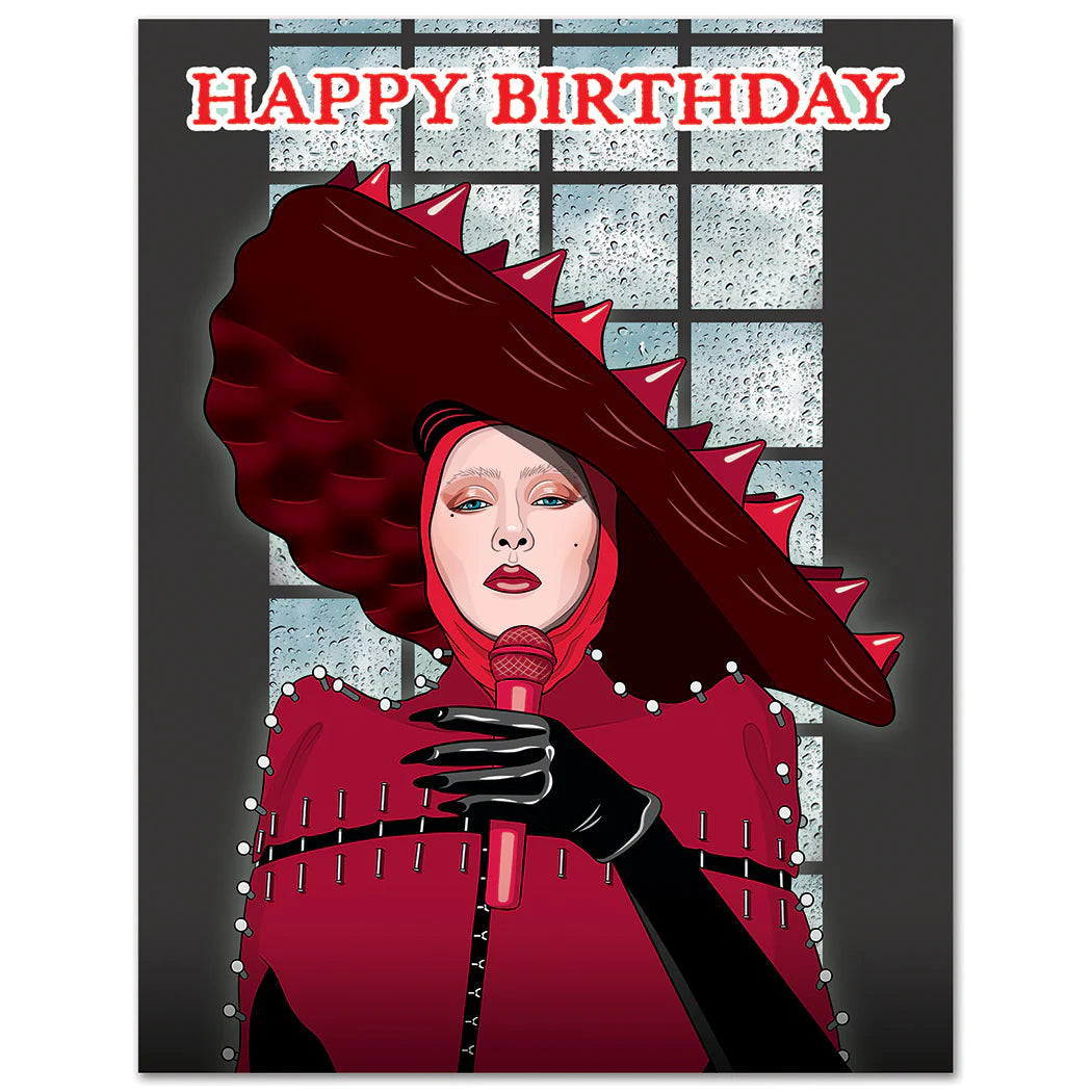 Lady Gaga Abracadabra Birthday Card