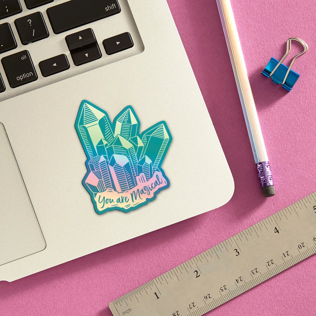 Die Cut Sticker - Crystals You Are Magical