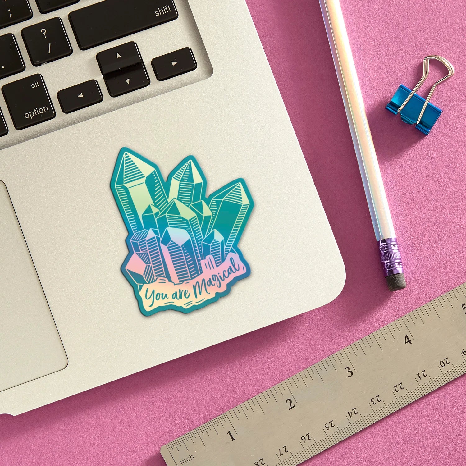 Die Cut Sticker - Crystals You Are Magical