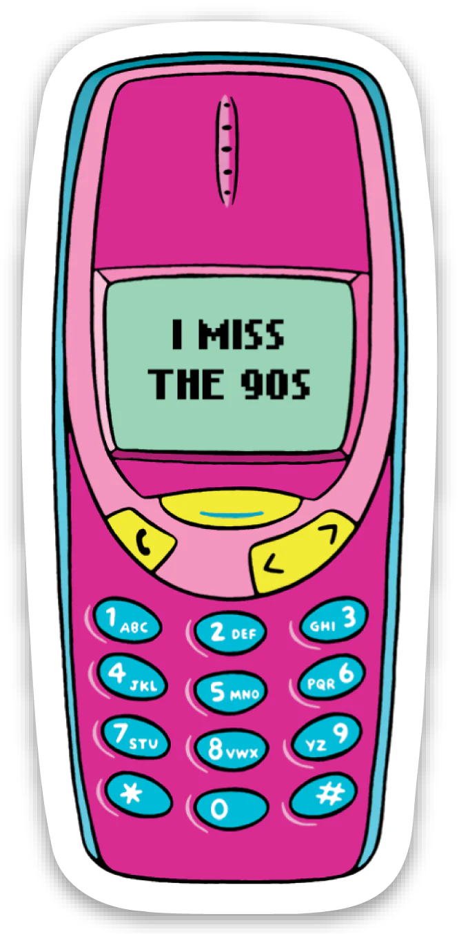Die Cut Sticker - I Miss the 90’s
