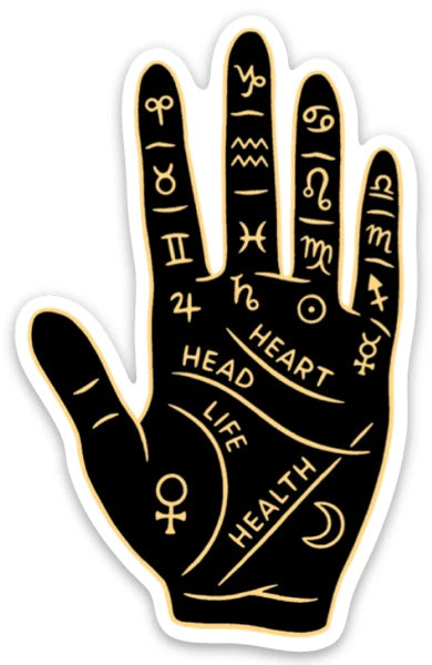 Die Cut Sticker - Palm Reading Hand