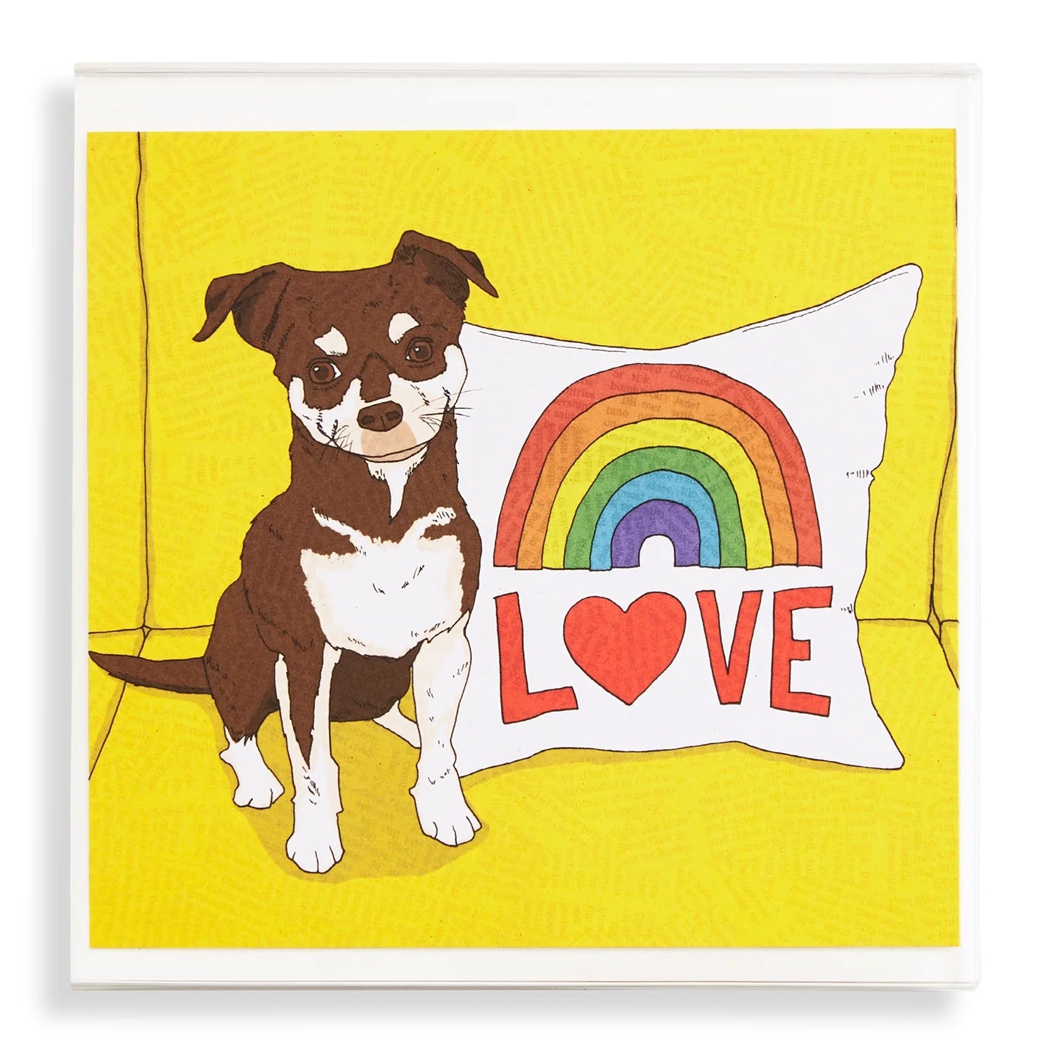 Dogs To Love Square Set (8/box)