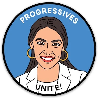 Die Cut Sticker - Alexandria Ocasio-Cortez