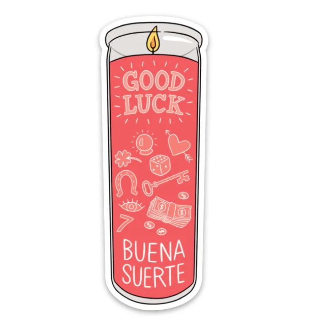 Die Cut Sticker - Good Luck Candle