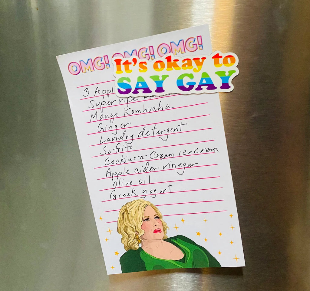 Die Cut Magnet - It's Okay to Say Gay