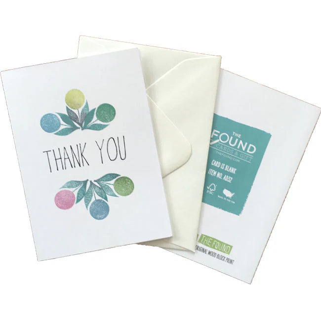 Thank You Flower Globes (4-bar)