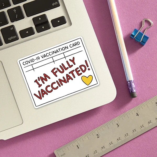 Die Cut Sticker - Vaccination Card