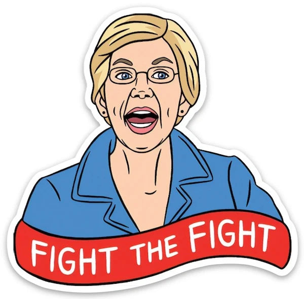 Die Cut Sticker - Elizabeth Warren