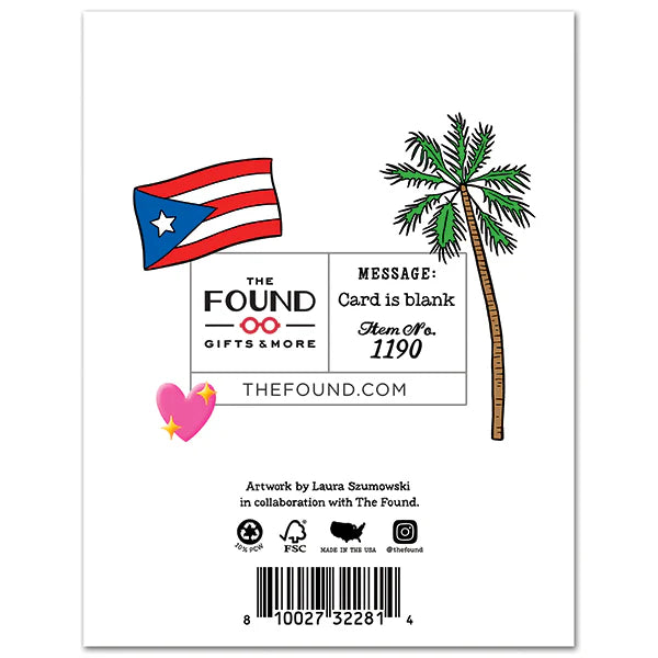 Bad Bunny Tu Eres Mi Bebe Love Card