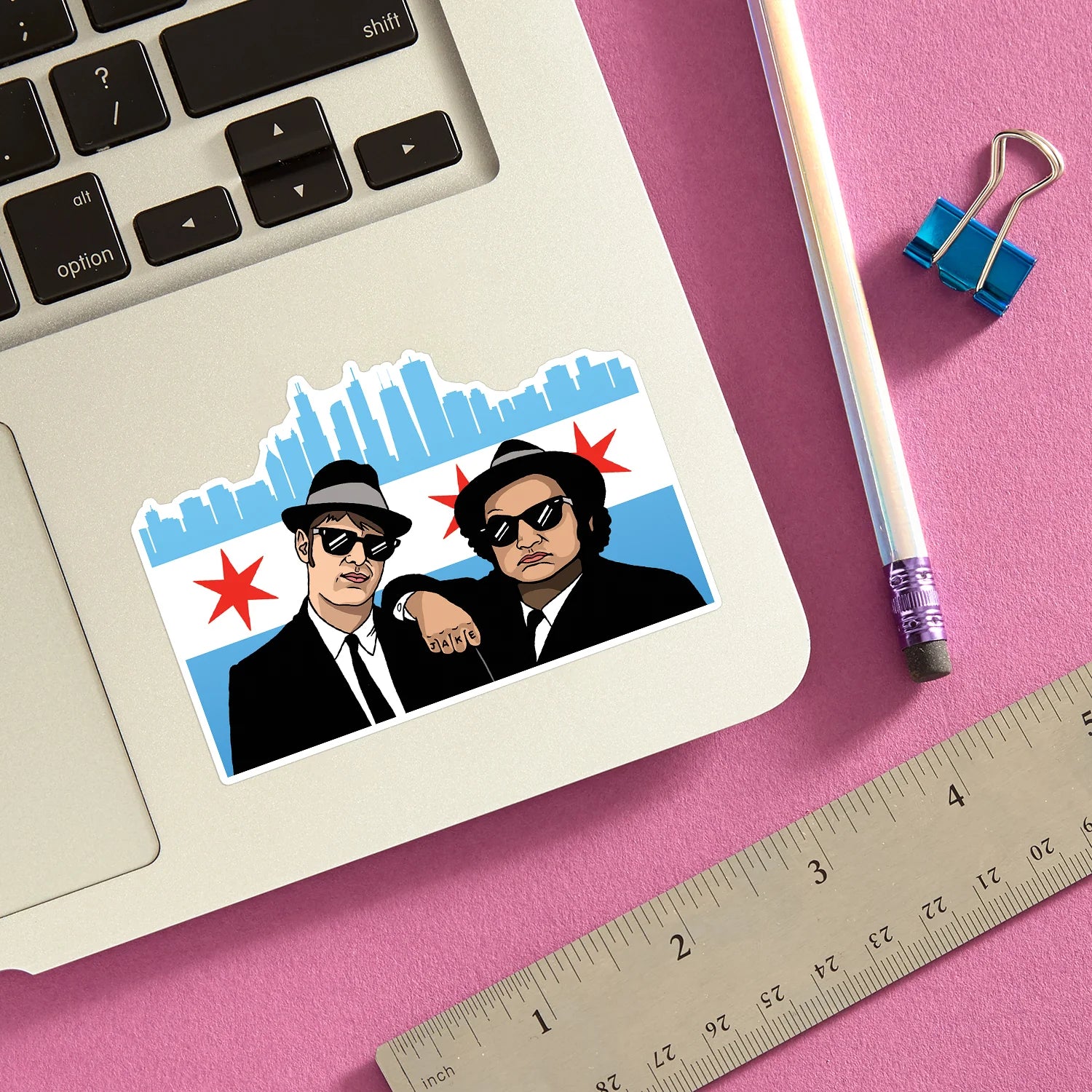 Die Cut Sticker - Chicago Blues Brothers