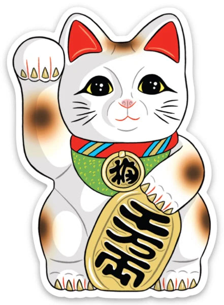 Die Cut Sticker - Maneki-Neko Lucky Cat